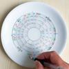 Transparent Acrylic Circular Clay Divider Tool with Precise Scale for Equal Cutting and Drawing Circles
