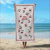 1 Ma Cherie Kirsch Strandtuch 2D Einzelmotiv Süß Weich Schnelltrocknend Sandabweisend Langlebig Strand Pool Urlaub Reise Picknick Verwendung