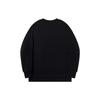 Li Ning X OG Slick Letter Print Pullover Crewneck Sweatshirt Unisex Sweatshirt Black AWDT727-1
