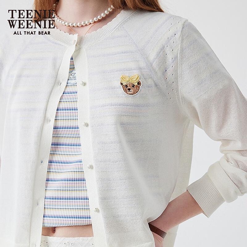 Teenie Weenie Women's Bear Knitted Cardigan