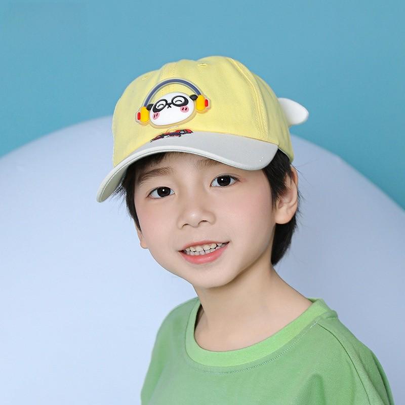 Cartoon Animal Baseball Cap For Kids Sun Protection Breathable Cotton Summer Outdoor