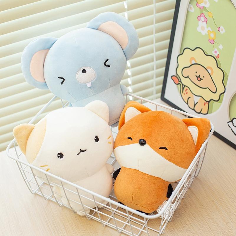 Fuchs Katze Maus Plüschtiere Entzückende Tier Stoffpuppen Kawaii Spielzeug Hobbys Sammlung Heimdeko Spielzeug Kinderpuppen Geburtstagsgeschenke