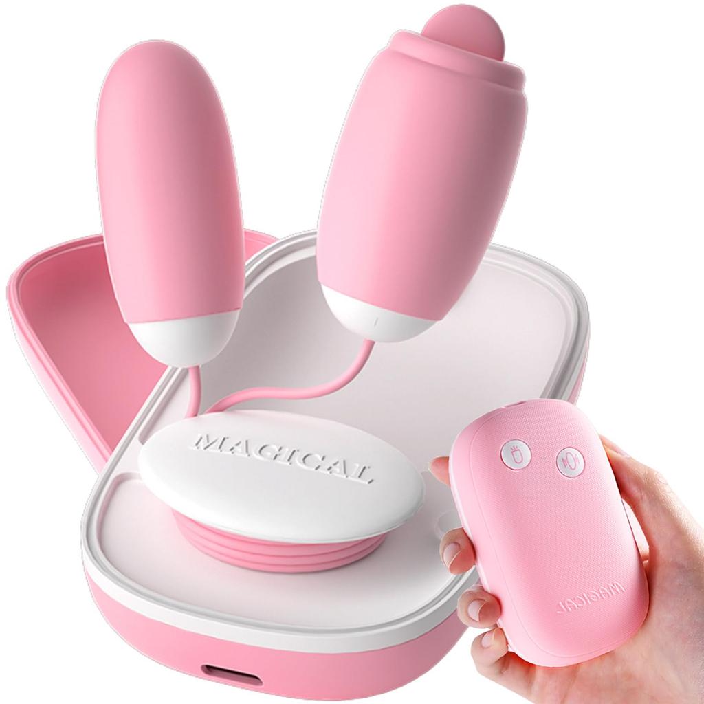 First Double Rotor for Compact Vibrator Functions In Integrated Magnetic Storage 12 and Modes USB Squirting Clitoral and Nipple Stimulation Powerful