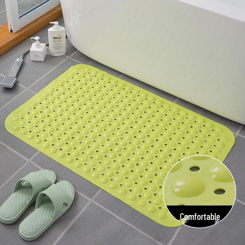 PVC Non-Slip Bathroom & Shower Mat - Water-Resistant for Home, Hotel, Pool, Toilet, Floor.