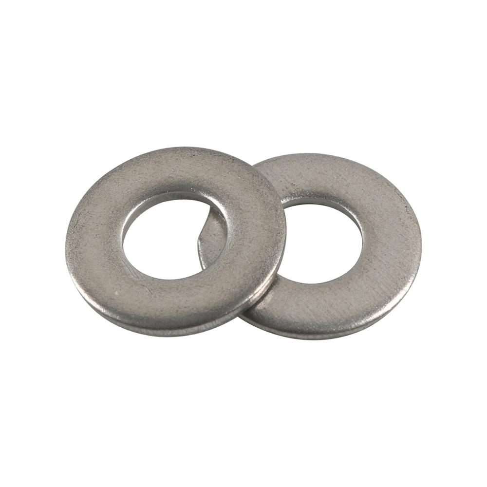 Boîte de 200 pièces Rondelles plates en acier inoxydable 304 1/4" 6 8 10 12 chacune 40 pièces