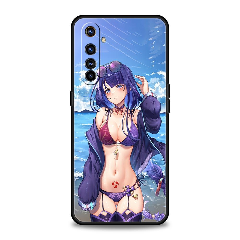 For Realme 10 9 8 5G 7 6 GT2 Pro Plus 9i 8i C21 C11 C25 C35 Genshin Impact Sexy Girl Phone Case For Realme GT Neo 2 3 3T Cover