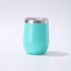 12oz Insulated Eggshell Stainless Steel Wine Glass (U-Shaped, Large Belly)