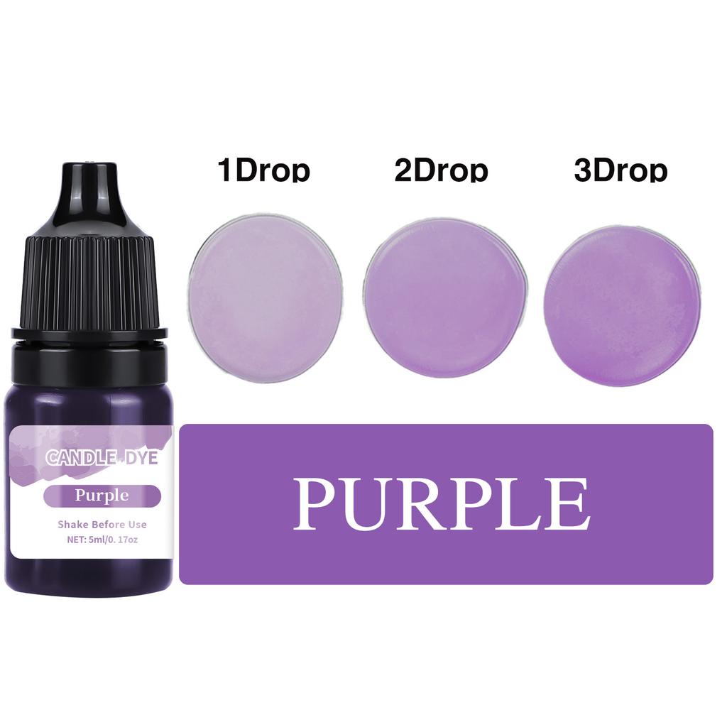 5 ml/butelka Pigment do świec woskowych Nietoksyczny pigment do świec sojowych Płynny barwnik Wosk sojowy DIY Barwniki do mydła Materiały do produkcji świec