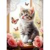 5D Diamond Painting, Flower Animal Sticker Diamond Cross Stitch Decorative Painting