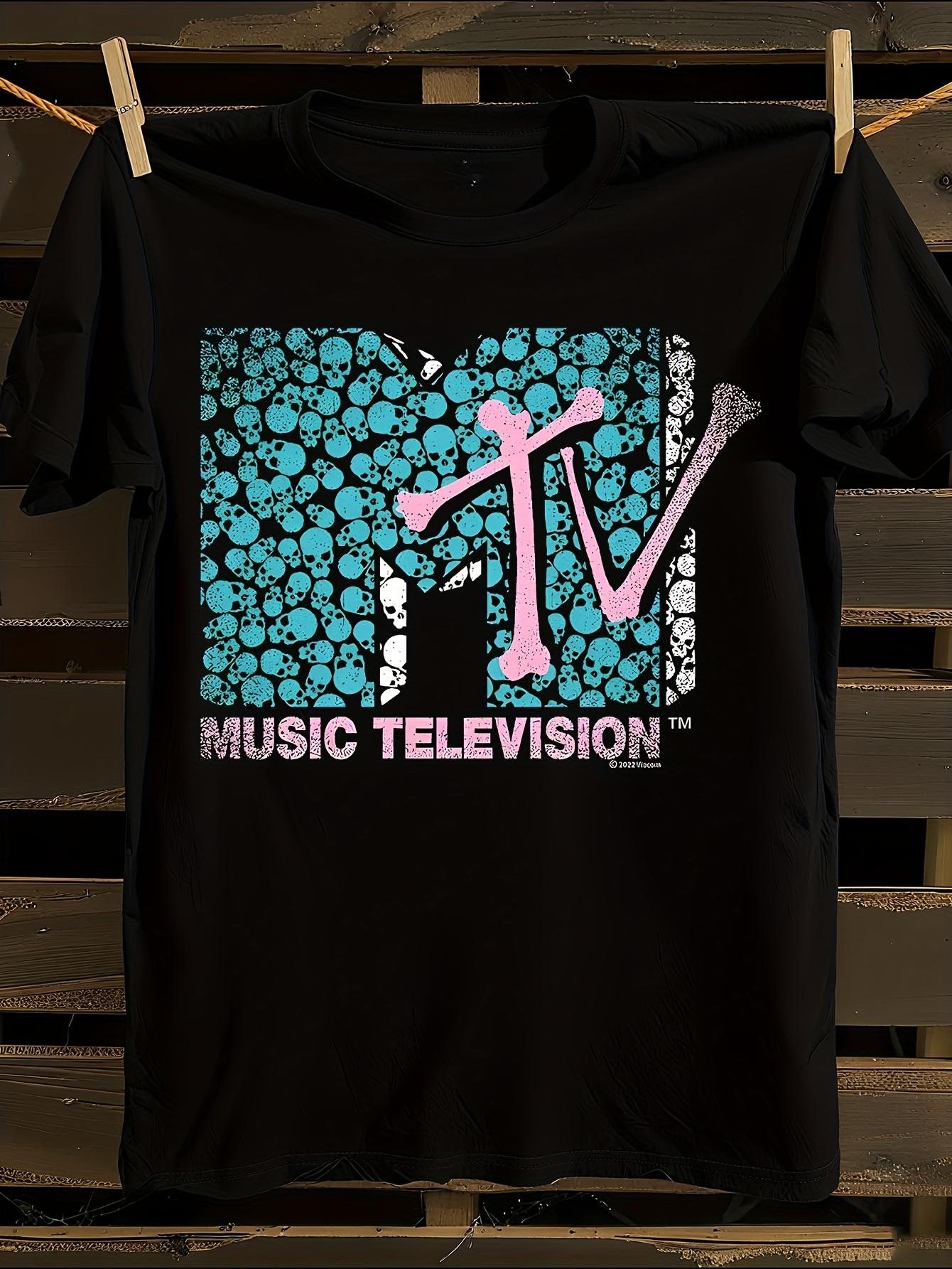 

s MTV Logo-Inspired Vintage T-Shirt XXXXL