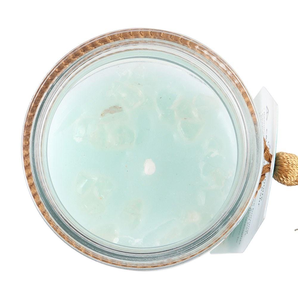 Something Different Sage Clear Quartz Tube Candle