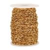 1 Meter Stainless Steel Gold Color Plated Rhombus Beads Connectors Link Chains Jewelry Making Chain for DIY Necklace Body Chains