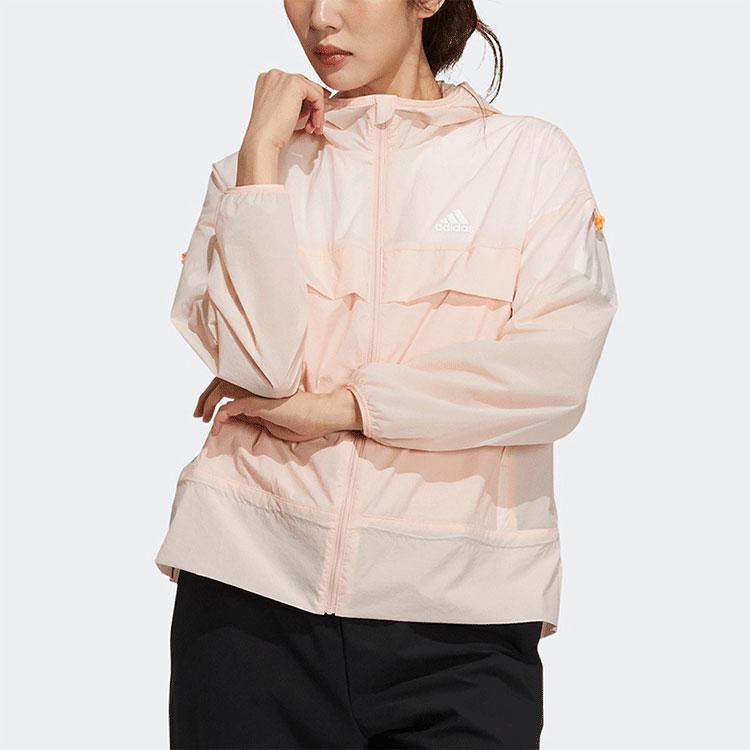 Adidas Woven Sports Hooded Jacket Women Tops Pink GP0672