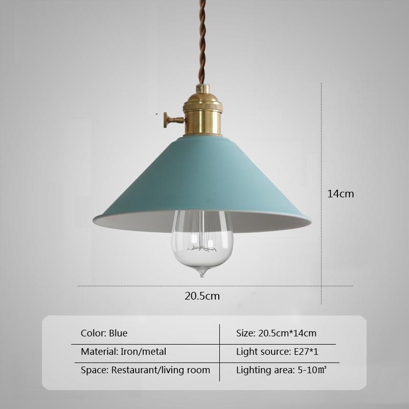 Macaron E27 Industrial Vintage Chandeliers Hanging Lights Ceiling Metal Pendant Lamps For Home Kitchen Restaurant Bar Decor