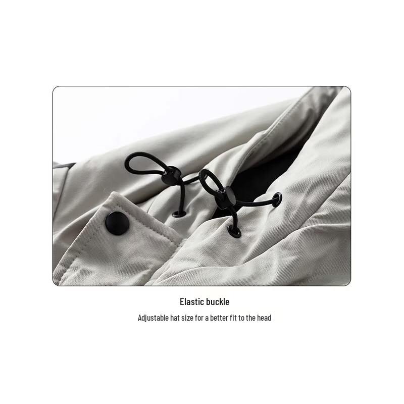 PLAYBOY Men's Fleece-Lined Hooded Cotton Jacket