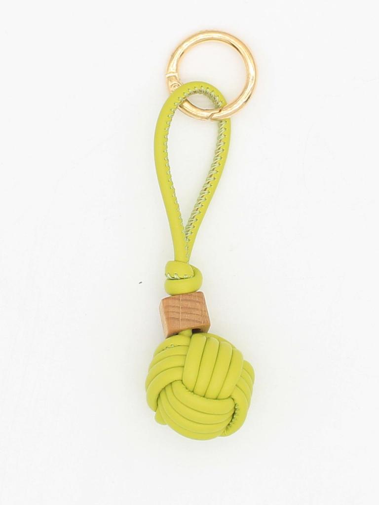 Korean Style PU Leather Hand-woven Ball Bag Pendant & Phone Charm - Autumn/Winter Collection