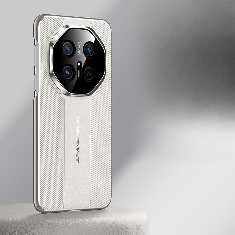 Huawei Mate70pro Phone Case 70RS Business M70 All-inclusive Anti-drop Plain Leather Case