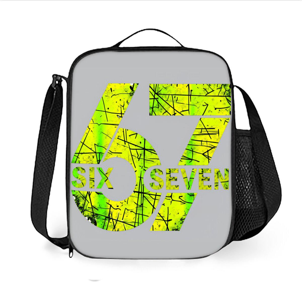 

DIY Full Print Lunch Bag for Office Workers, Students, and Picnics Shoulder Strap Lunch Bag