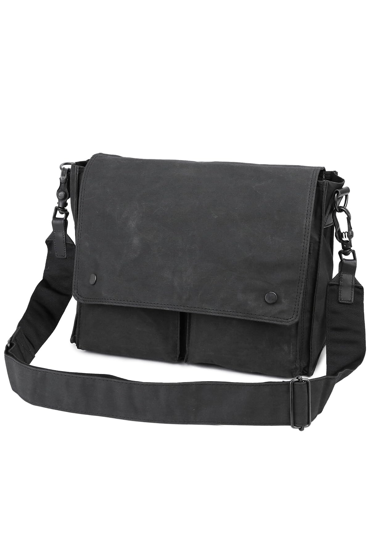 

Сумка на плечо Baggy Port ACR-459 из вощеного парафином холста, черная (BP-ACR459-BK)