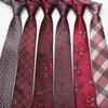 Tie, Business Dyed Men'S Professional Dress Polyester Tie, Wedding Groom'S 7Cm Tie