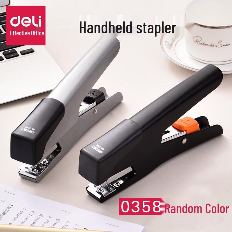 Deli 0358 Labor-Saving Rotatable Stapler 0358 (1 pc)