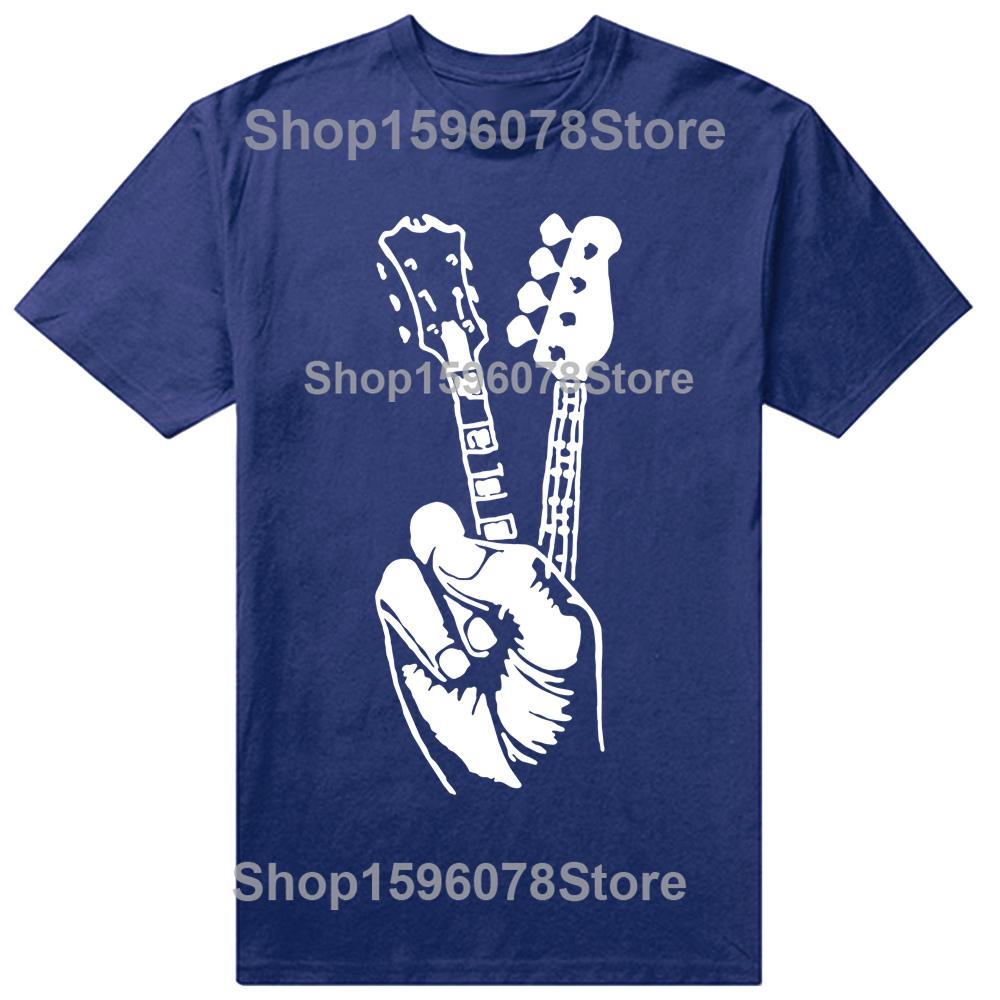 Funny Electric Bass Guitar T Shirts Graphic Cotton Streetwear Short Sleeve Music Hip Hop Rock Tshirt Musician Guitarist