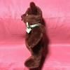 [USED] Dark brown teddy bear, handmade, bear