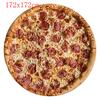 Comfort Food Pizza Wrap Blanket Perfectly Round Hamburger Throw Christmas gift