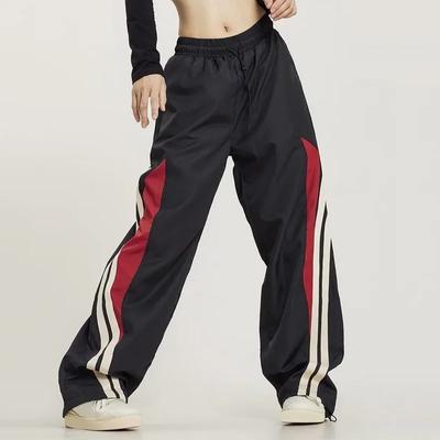 Baggy Damen Jogginghose Weites Bein Jogger Casual Streetwear Y2k Vintage Koreanisch Schwarz Übergroß Basic Sporthose Weiblich