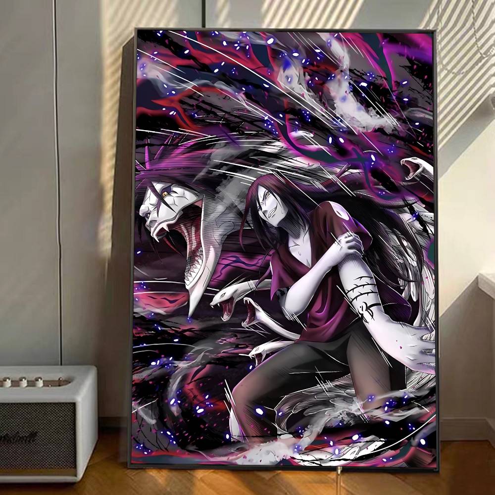 Anime Cool Character O-Orochimaru Posters HD Print Vintage Wall Art Decor for Home Study Room