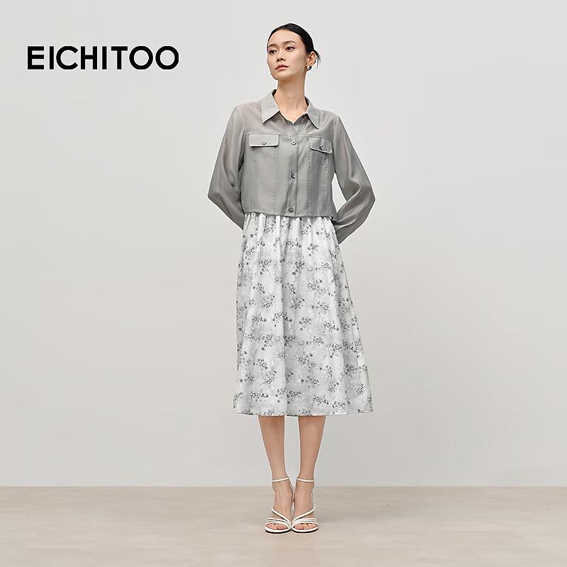 EICHITOO Women s Summer Two-Piece Shirt Dress Set M