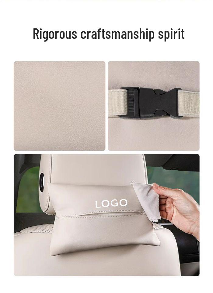 Li Auto Car Armrest Genuine Leather Tissue Box L6/L7/L8/L9/One/I8/I6