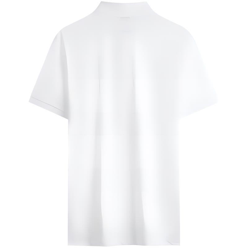 Calvin Klein Simple White Summer Series Commuter Minimalist Embroidered Three-Button Short Sleeve Polo Shirt Men Polo Shirts Moonlight-White 40HM281