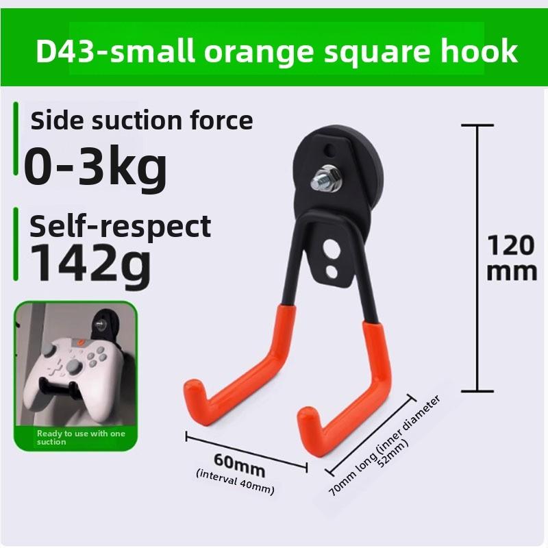 Magnetic Heavy Duty Hook With Rubber Coating For Home Office Storage