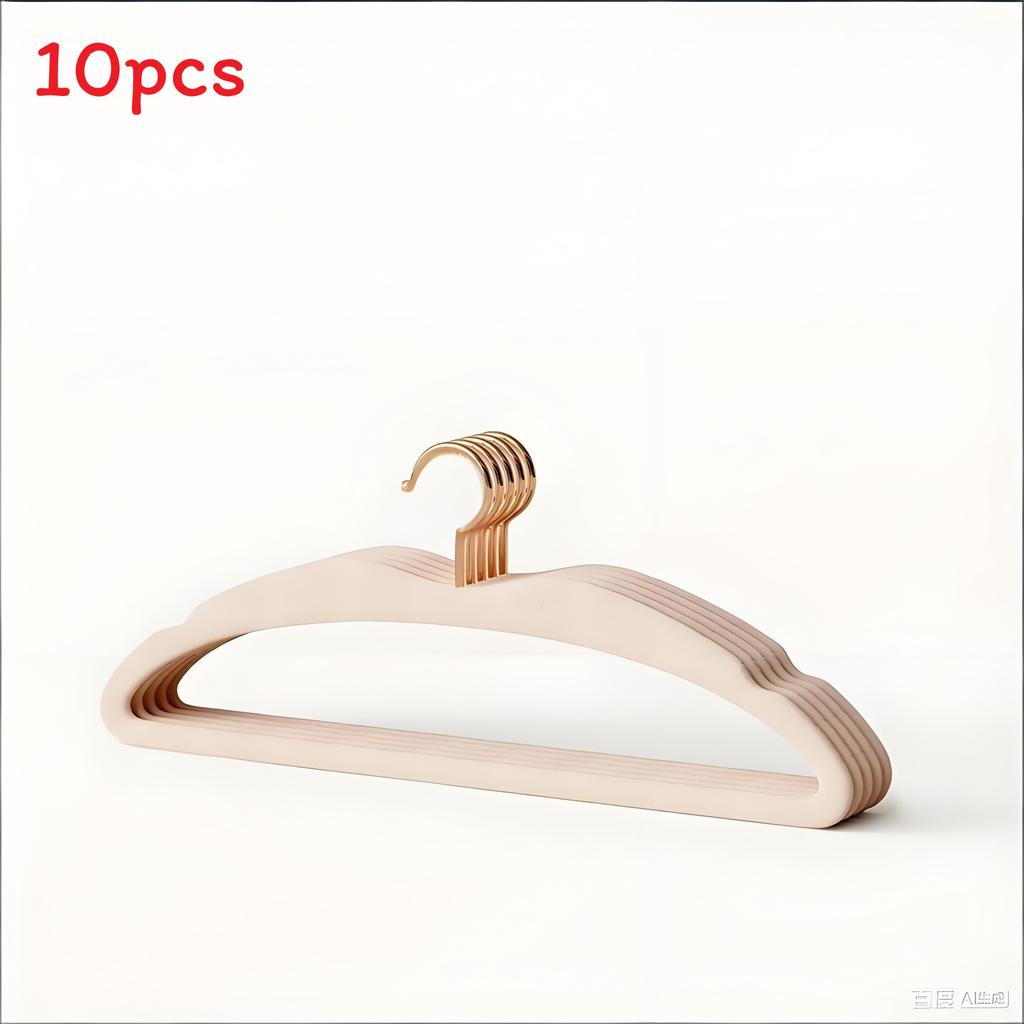 Velvet Coated Clothes Hangers For Shirts Dresses Pants And Suit Storage
