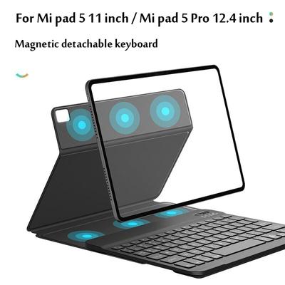 Magnetic Wireless Keyboard Case for Xiaomi MiPad 5 Pro 12.4 2022 / Mi Pad5 11" 2021 Tablet PC Protective Cover Smart Shell