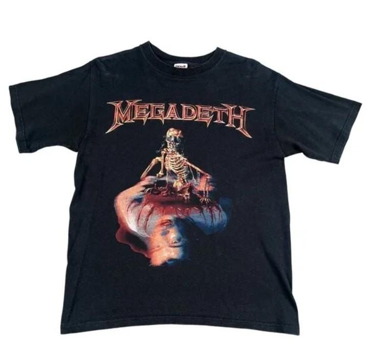 Megadeth the World Needs a Hero 2001 Pánské černé tričko