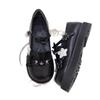 Flat-soled leather shoes niche design sense Lolita women's shoes bow sweet versatile JK uniform sailor suit shoes