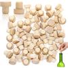 60 Pieces T-Shaped Wine Corks, Reusable Cork Plugs, Wooden and Rubber Wine Stoppers, Sealing Bottle Stoppers for Wine, Beer, DIY Craft