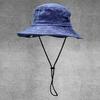 Western cowboy hat women's outdoor camping washed bucket hat summer sun protection shade mountaineering sun hat