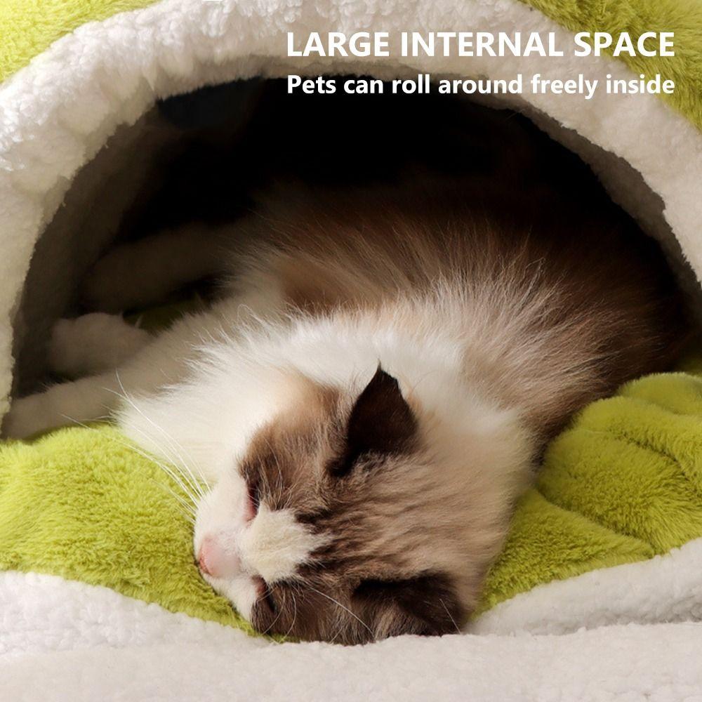 Warm House Puppy Nest Closed Cat Sleeping Bag Cute Cat Bed  for Winter