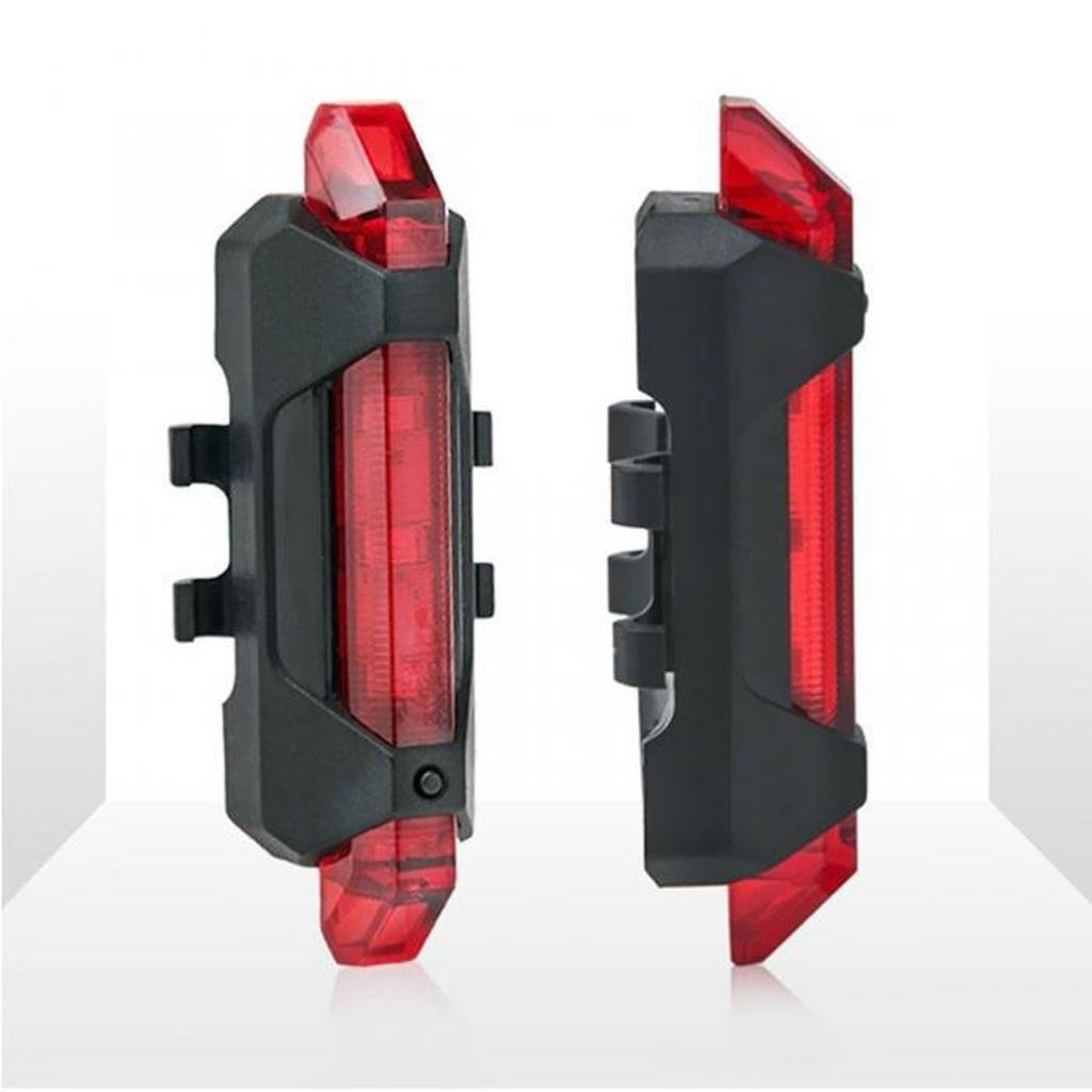 B48B-Waterproof Cycling Flashlight–Rechargeable USB LED  Taillight For MTB/Road Bike, Multiple Modes Rear Light