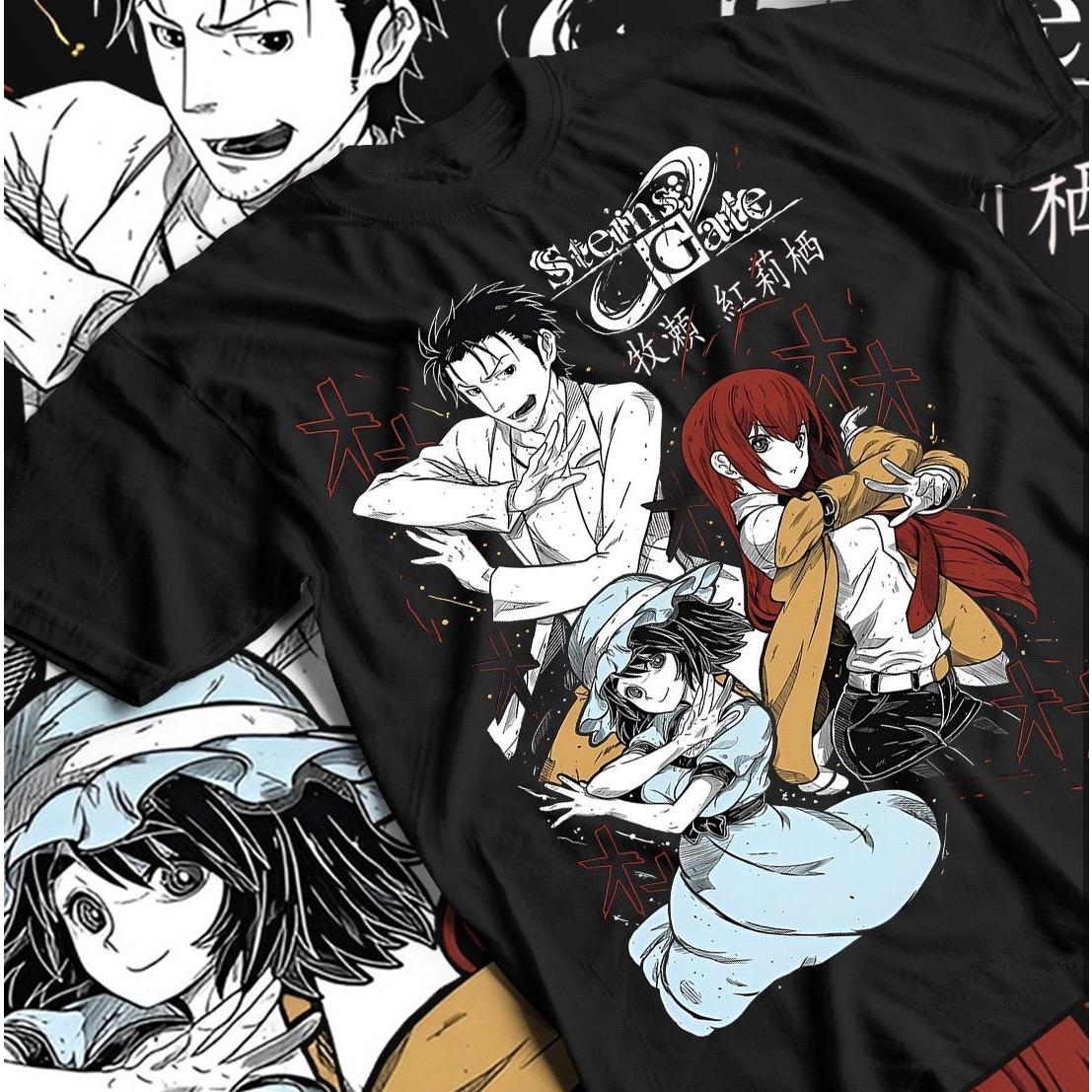 Летняя Хит Продаж Футболка Steins Gate Курису Макисэ Девушки Кавайи Ваифу Аниме Футболка Все Размеры S