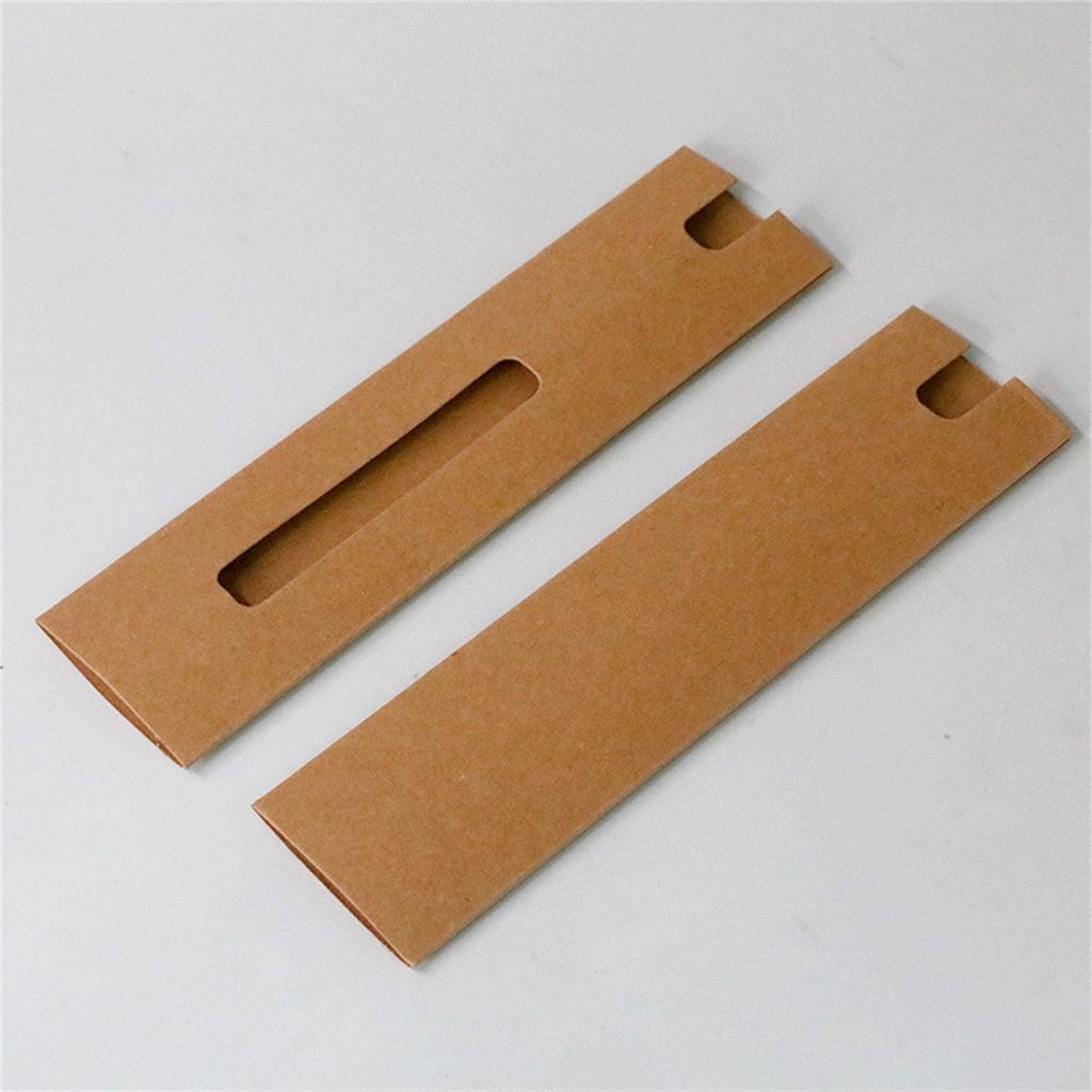 Cowhide Paper Pen Holder Cardboard Pen Box Pen Pencil Packaging Gift Boxes Sustainable and Stylish