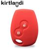 silicone key cover holder key case for Renault Clio 3 Logan 2 Dacia Duster sandero stepway Lada Largus for Nissan Almera terrano