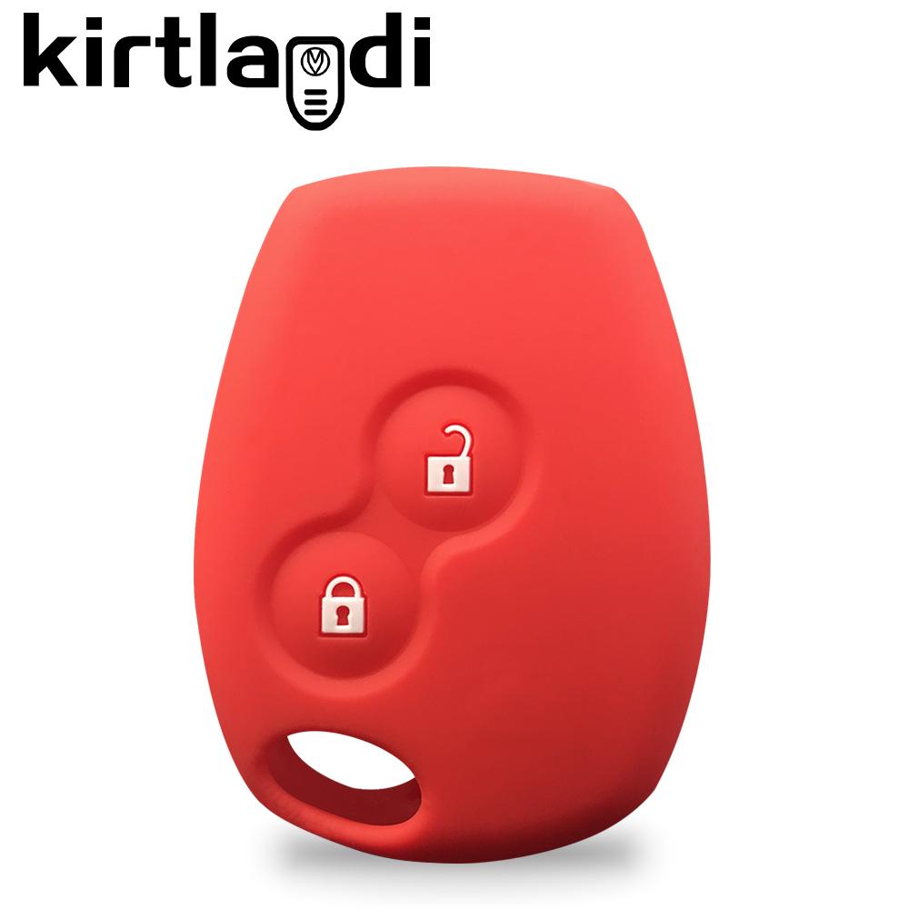 silicone key cover holder key case for Renault Clio 3 Logan 2 Dacia Duster sandero stepway Lada Largus for Nissan Almera terrano