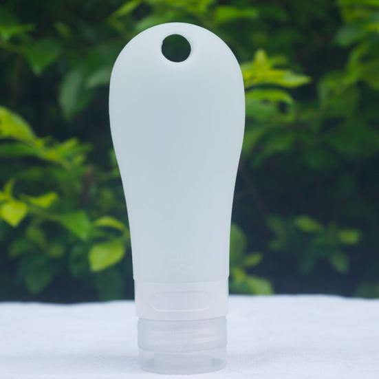 Contenitore vuoto per bottiglia con tubo comprimibile per lozione da viaggio in silicone da 38/60/90 ml