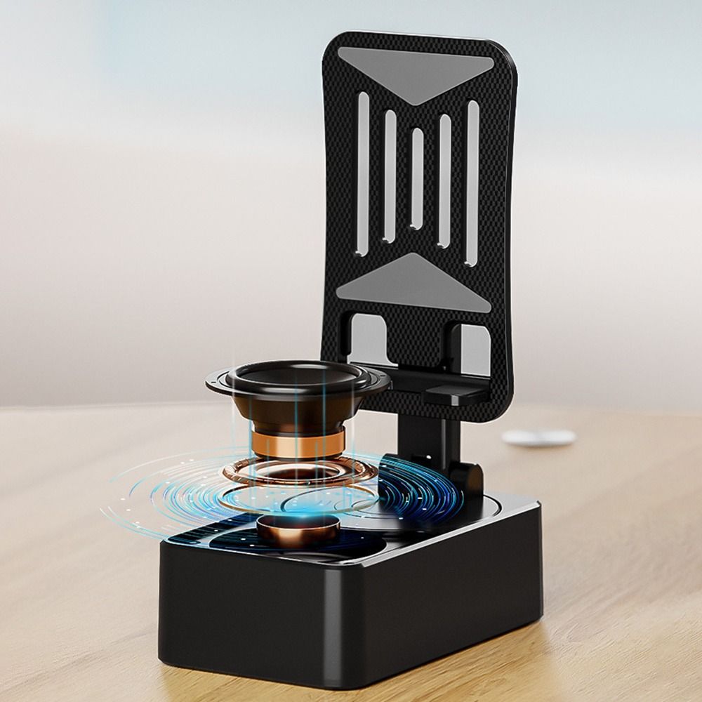 Foldable Smart Rotating Phone Stand Adjustable Lazy Stand Dual Speaker Rack Gifts Phone Stand