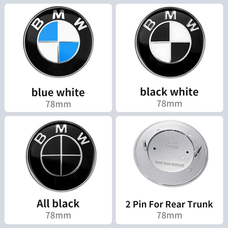 1 pz 78mm 51141970248 Emblema Auto Logo Badge Posteriore Accessori Styling per BMW E66 E53 X5 E46 E39 E38 E90 E60 E36 F30 F20 F10