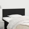 VidaXL Tête de Lit Meuble de Chambre à Coucher Accessoire de Lit Simple Tête de Cadre de Lit Maison Intérieur Noir 345766